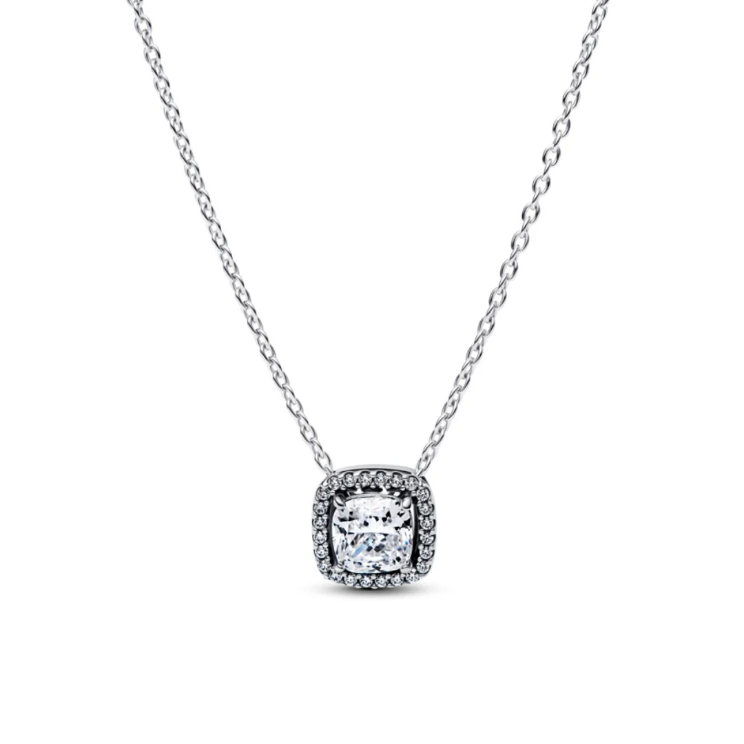 Pandora Timeless Halo Pendant Collier kaulakoru, hopea, 393560C02-45