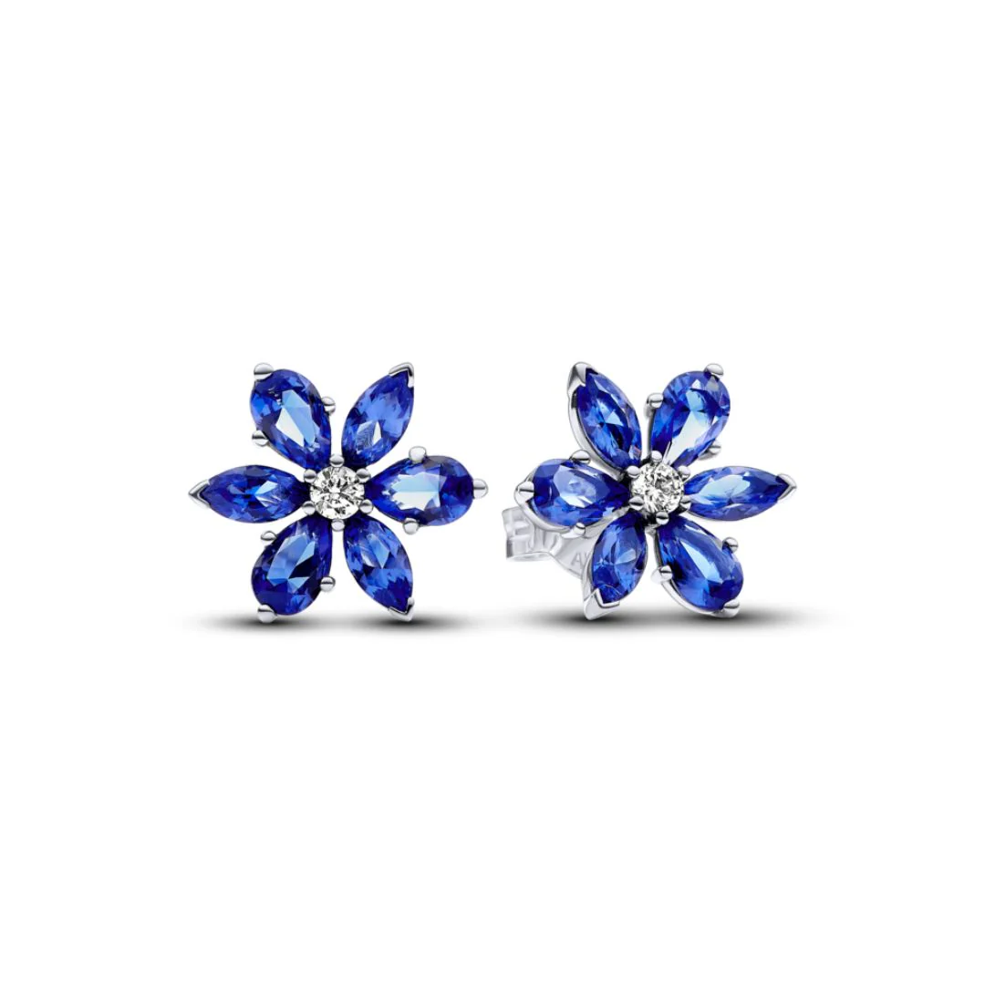 Pandora Timeless Sparkling Herbarium Cluster tappikorvakorut, hopea, 292407C01