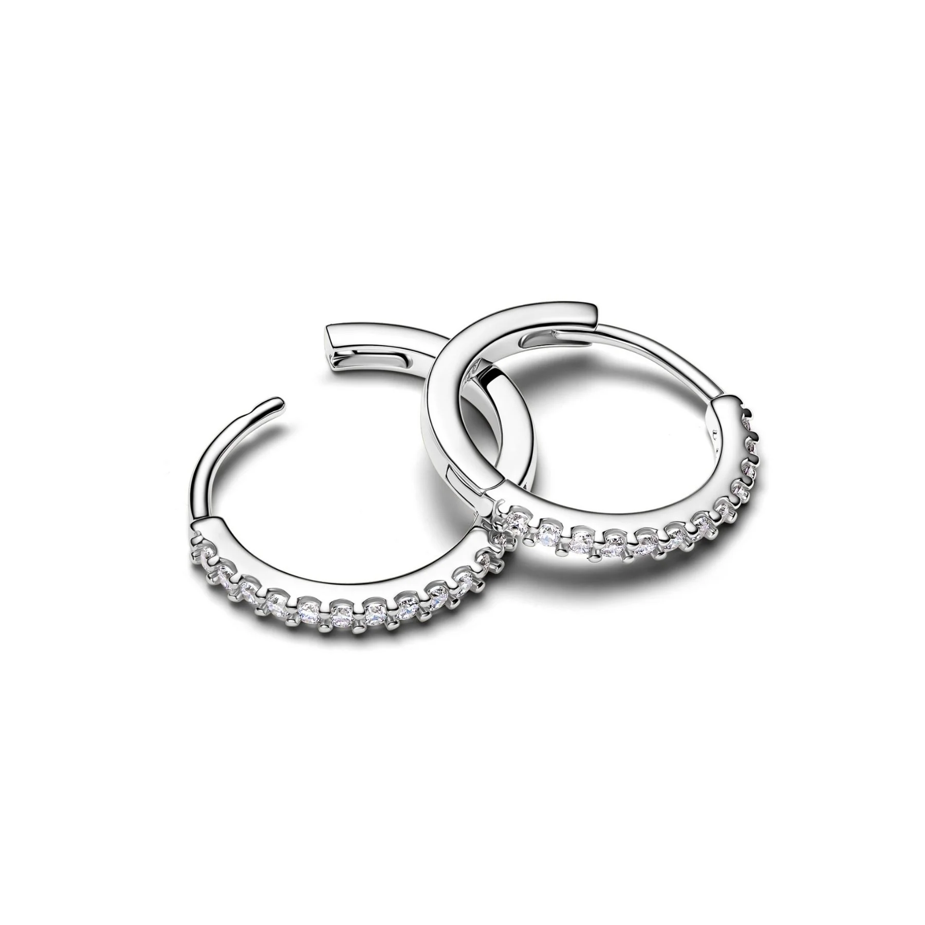 Pandora Timeless Sparkling Mini Hoop rengaskorvakorut, hopeaa, 294649C01 - Image 2