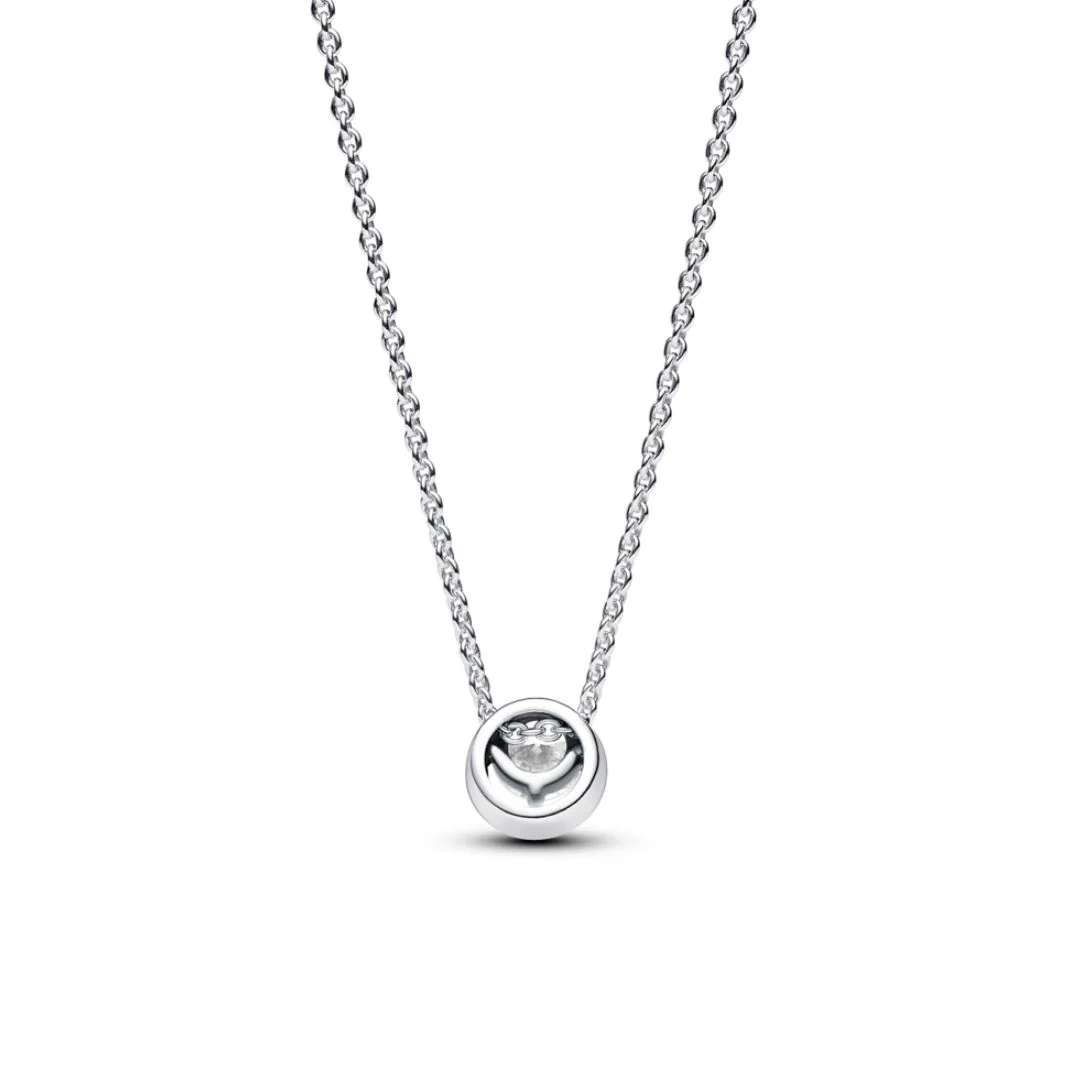 Pandora Timeless Sparkling Round Halo kaulakoru, hopea, 391174C01-45 - Image 5