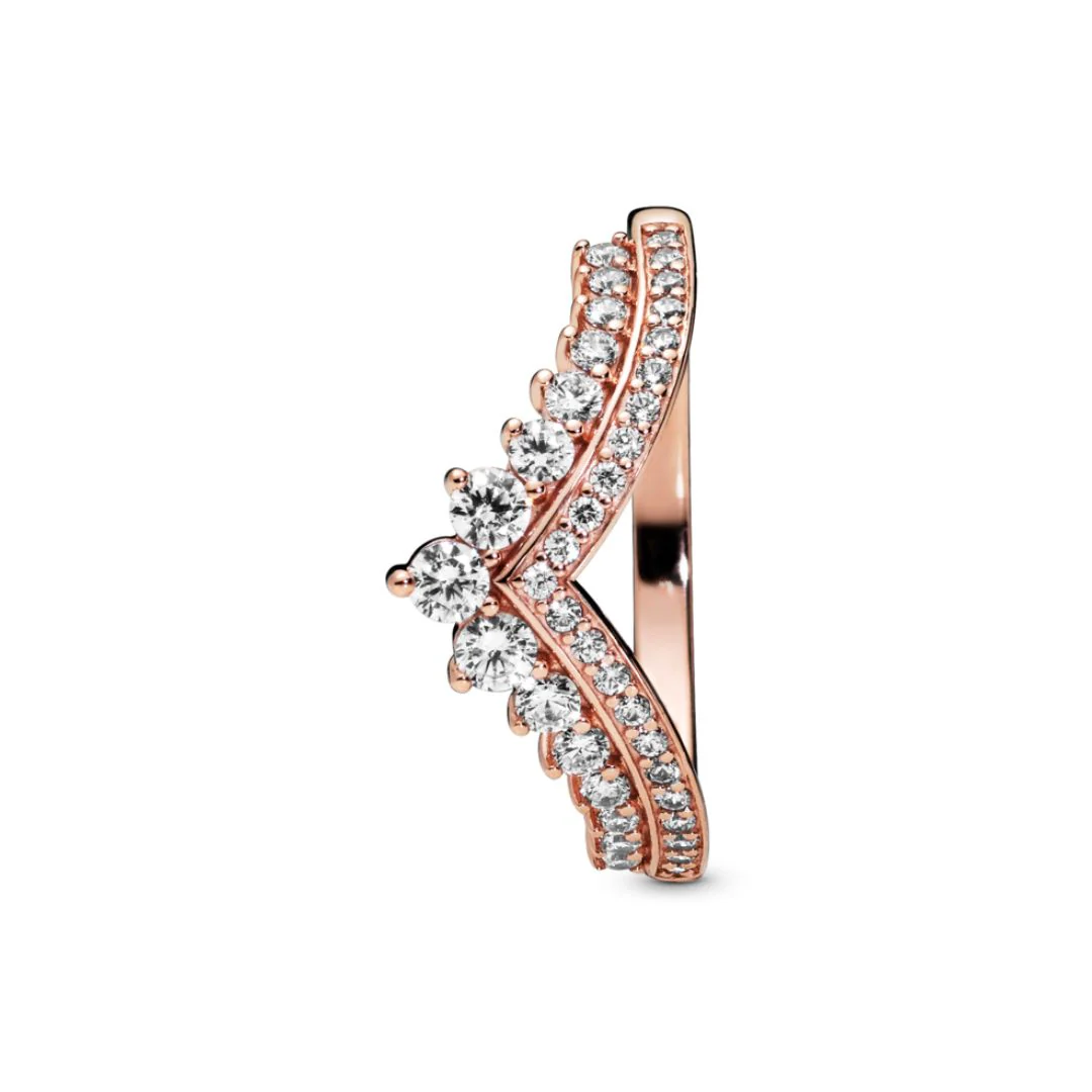 Pandora Timeless Wish Tiara sormus, ruusukullattu, 187736CZ - Image 2