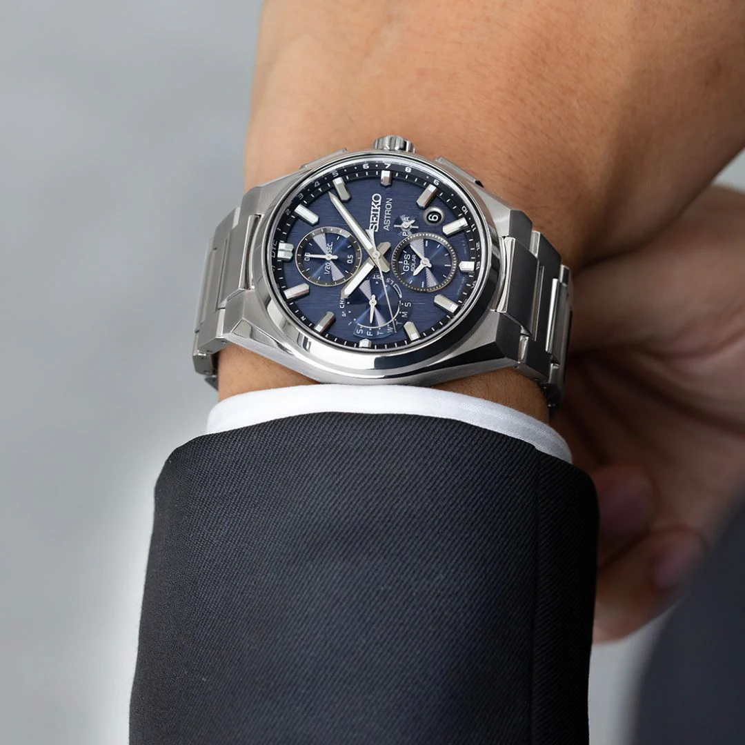 Seiko Astron GPS Solar Dual-Time Chronograph rannekello, SSH161J1 - Image 3