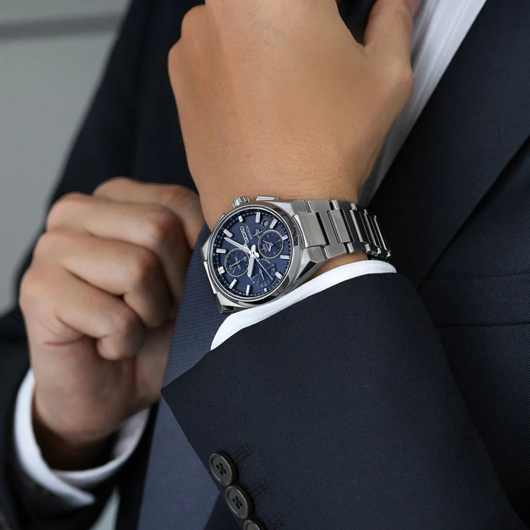 Seiko Astron GPS Solar Dual-Time Chronograph rannekello, SSH161J1 - Image 4