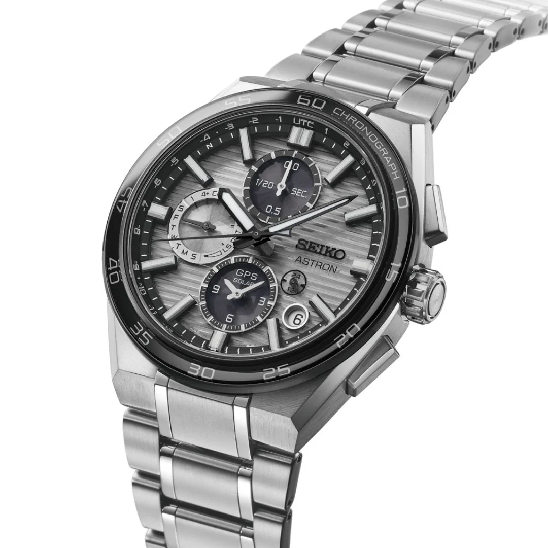 Seiko Astron Premium GPS Solar Dual-Time Chronograph rannekello, SSH177J1 - Image 3