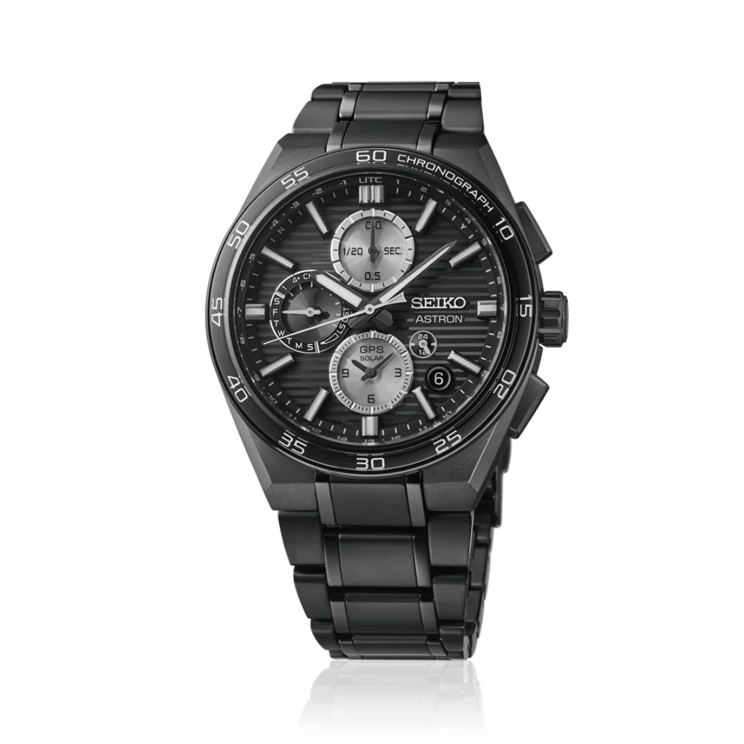 Seiko Astron Premium GPS Solar Dual-Time Chronograph rannekello, SSH179J1