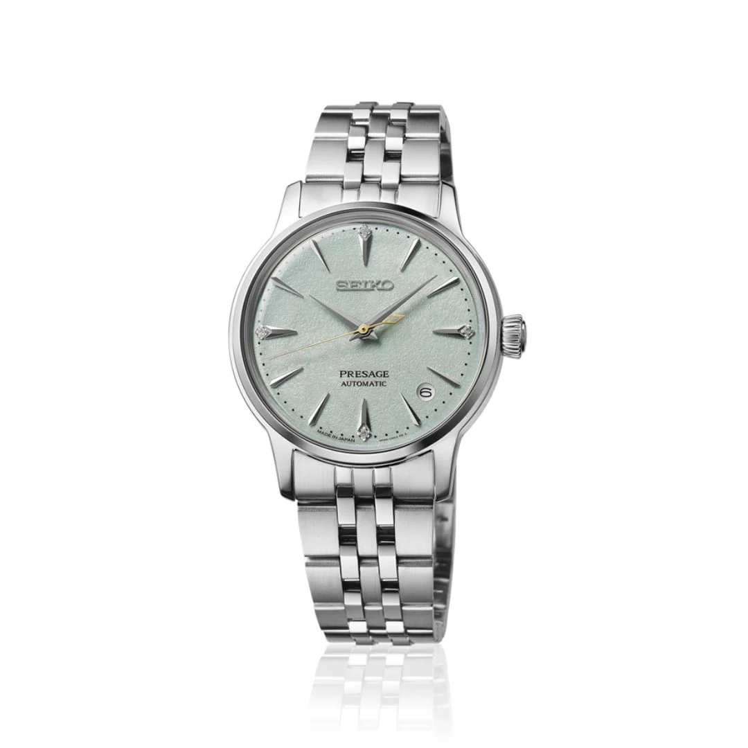 Seiko Presage Cocktail Time Frozen Mojito Diamond rannekello, SRPL63J1 - Image 4