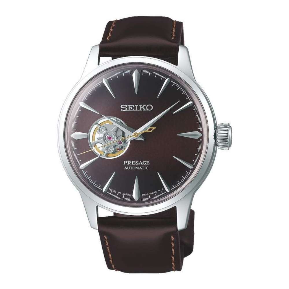 Seiko Presage Cocktail Time Stinger Open Heart Automatic SSA407J1 rannekello