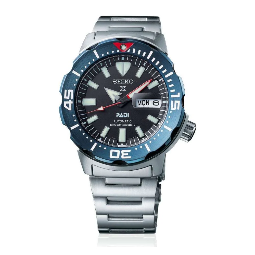 Seiko Prospex Monster PADI Automatic SRPE27K1 rannekello
