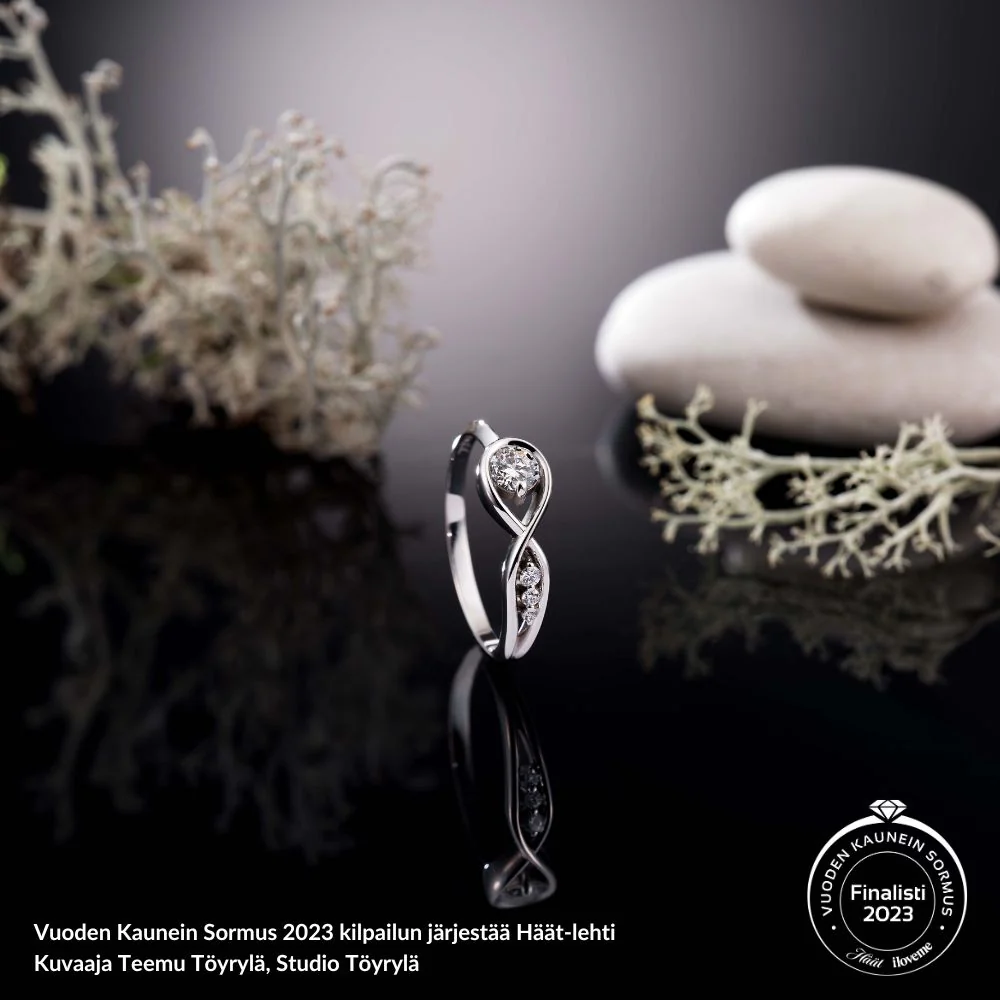 Silván Aina timanttisormus 0,46ct, valkokultaa, Silván vihkisormukset - Image 5
