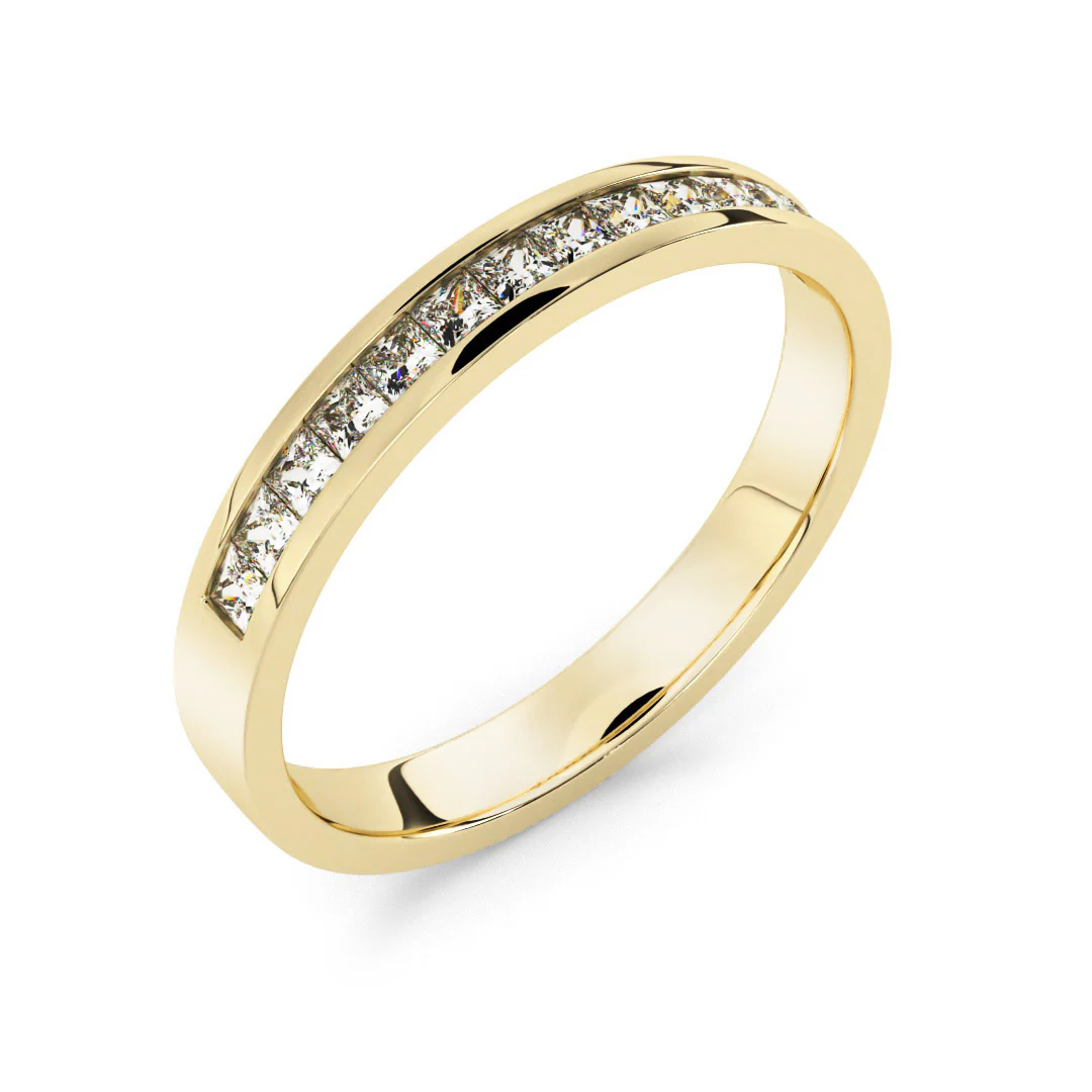 Silván Ariel timanttisormus 0,38ct, keltakultaa, Silván vihkisormukset - Image 2