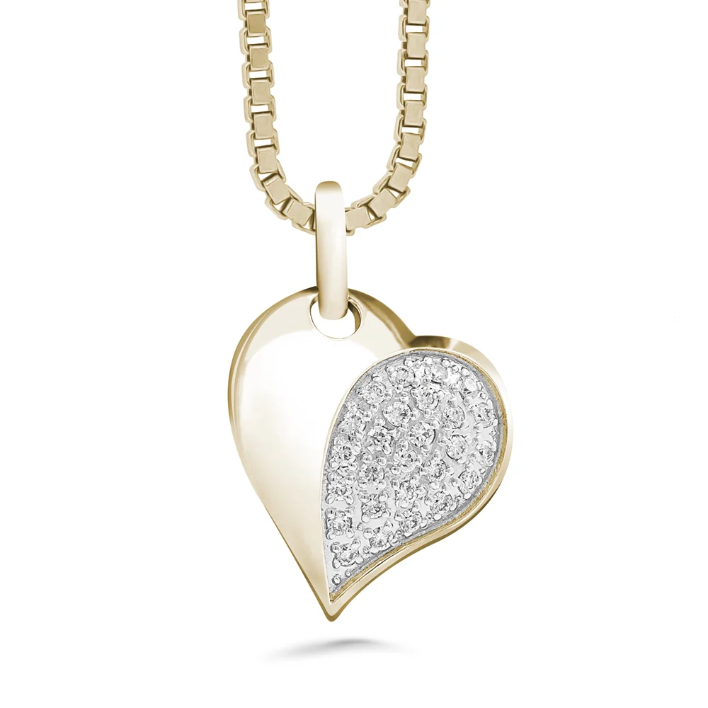 Silván Henrietta timanttiriipus 0,26ct, keltakultaa, Silván timanttikorut