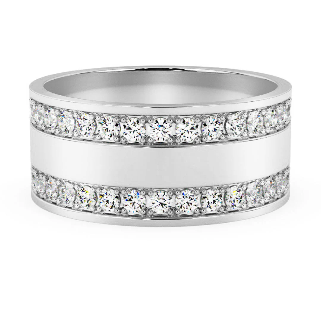 Silván Henrietta timanttisormus 1,32ct, valkokultaa, Silván vihkisormukset