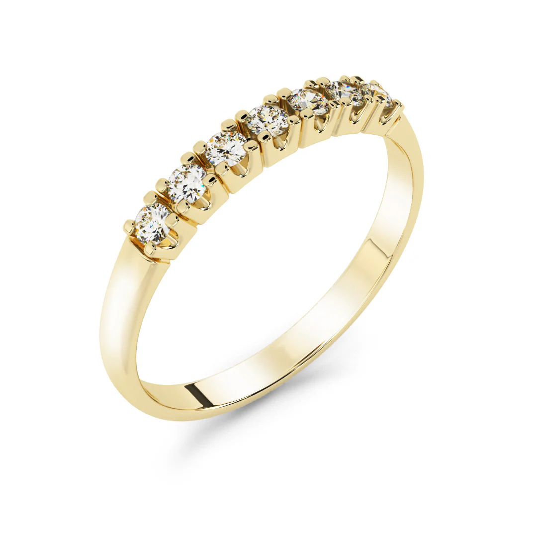 Silván Majlis timanttisormus 0,14ct, keltakultaa, Silván vihkisormukset - Image 3