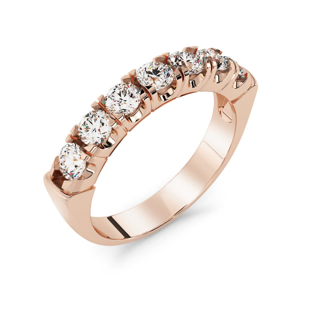 Silván Majlis timanttisormus 0,35ct, rosekultaa, Silván vihkisormukset - Image 2