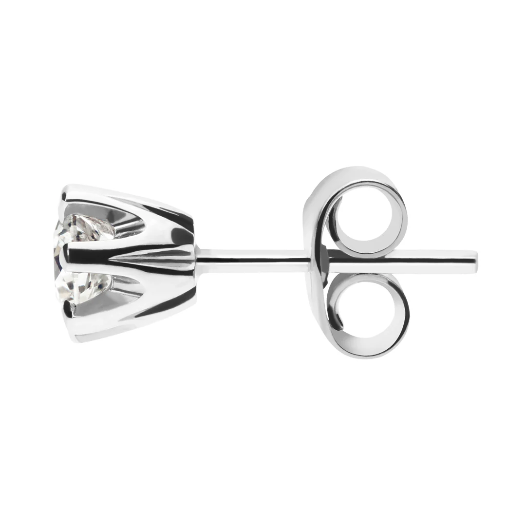 Silván Solitaire timanttikorvakorut 0,40ct, valkokultaa, Silván timanttikorut - Image 2