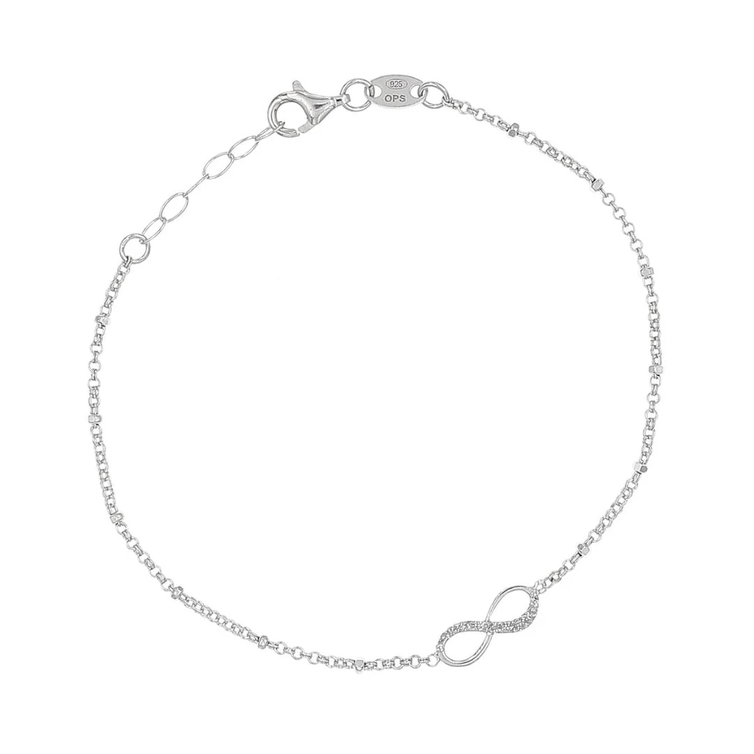 Stelle infinity-rannekoru, hopeaa, 1507BK0379