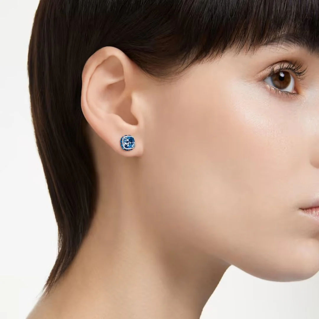 Swarovski Birthstone December korvakorut, vaalea metalli ja siniset kristallit 5660796 - Image 2