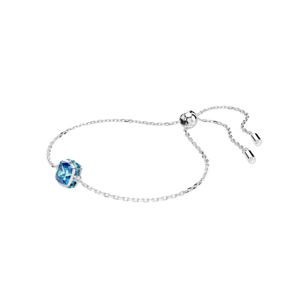 Swarovski Birthstone December rannekoru, vaalea metalli ja siniset kristallit 5692880 - Image 2