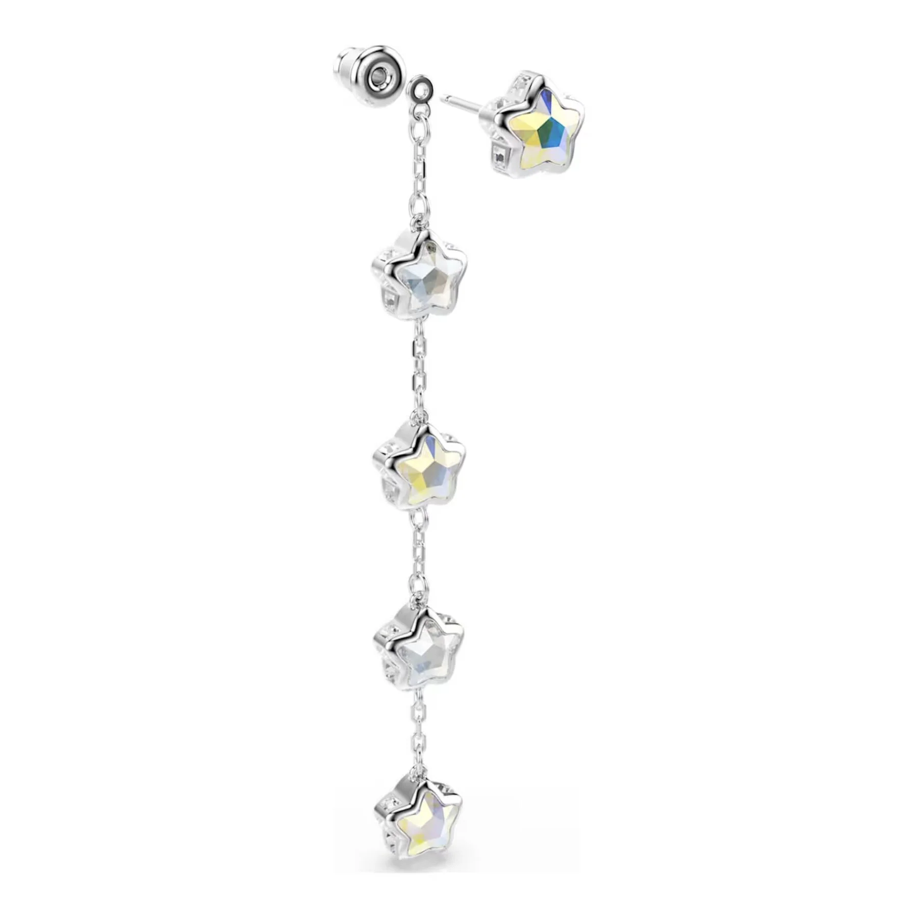 Swarovski Chroma korvakorut, vaalea metalli ja kirkkaat kristallit, 5754184 - Image 5