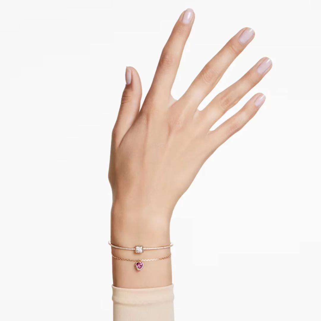 Swarovski Chroma rannekoru, keltakullanväri ja punainen kristalli, 5683835 - Image 3