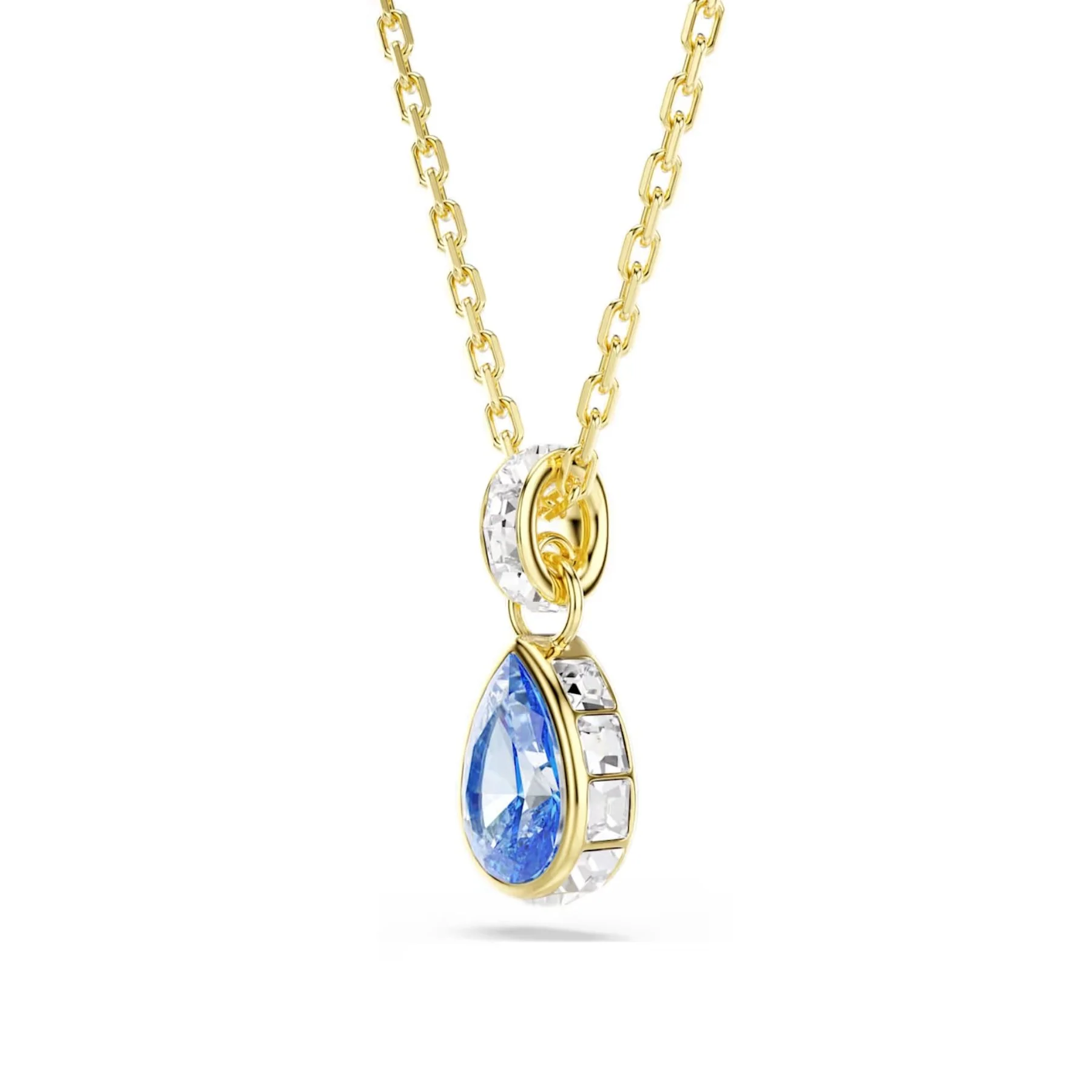 Swarovski Chroma riipus, keltakullattu ja sininen zirkoni, 5757786 - Image 2
