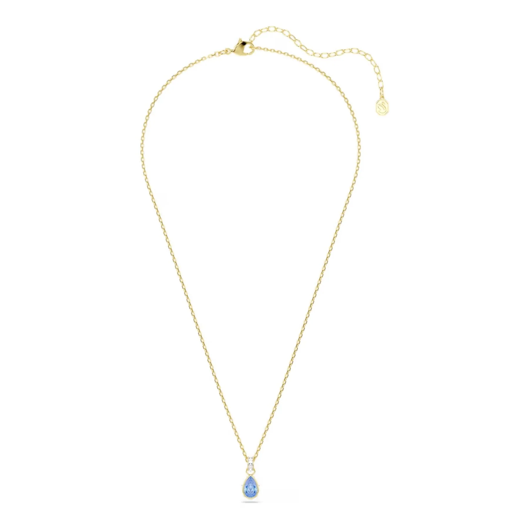 Swarovski Chroma riipus, keltakullattu ja sininen zirkoni, 5757786 - Image 3
