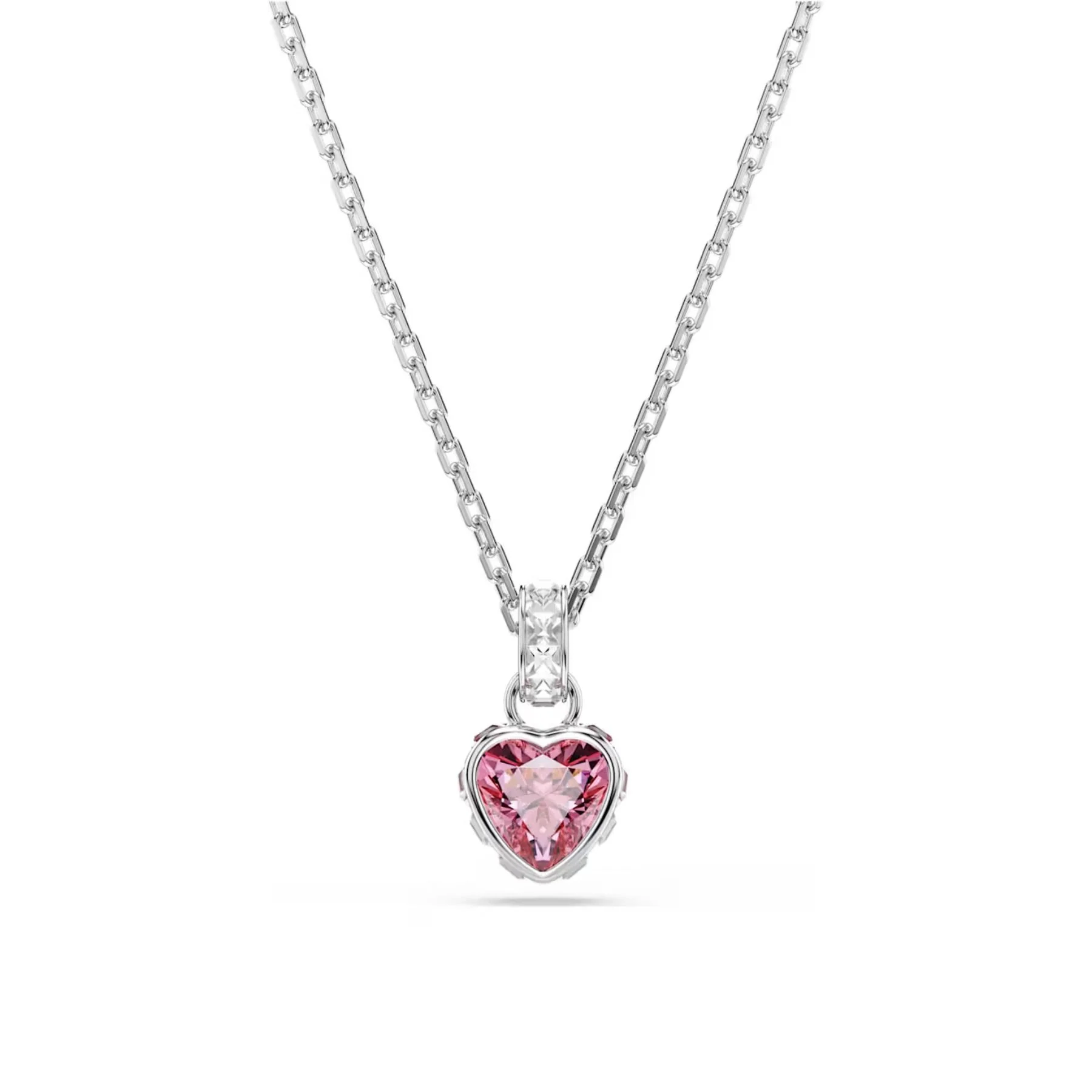 Swarovski Chroma riipus, vaalea metalli ja vaaleanpunainen zirkonia, 5757789