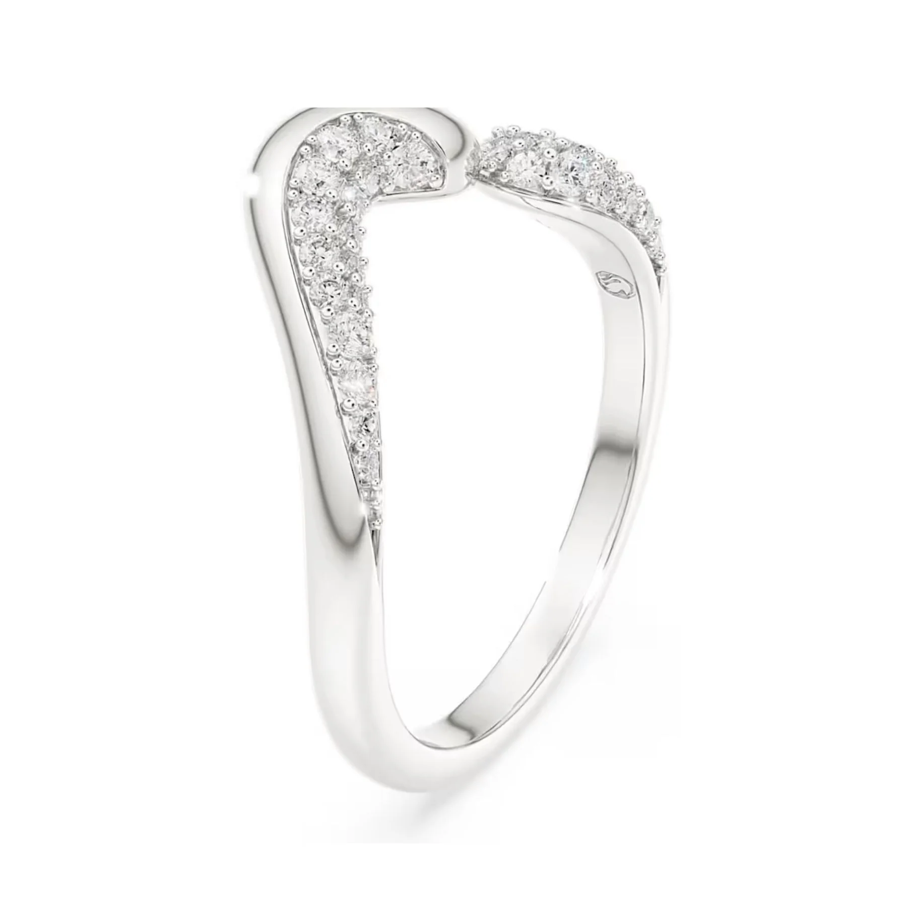 Swarovski Classica sormus, hopea ja kirkkaat zirkonit, 5742580 - Image 3