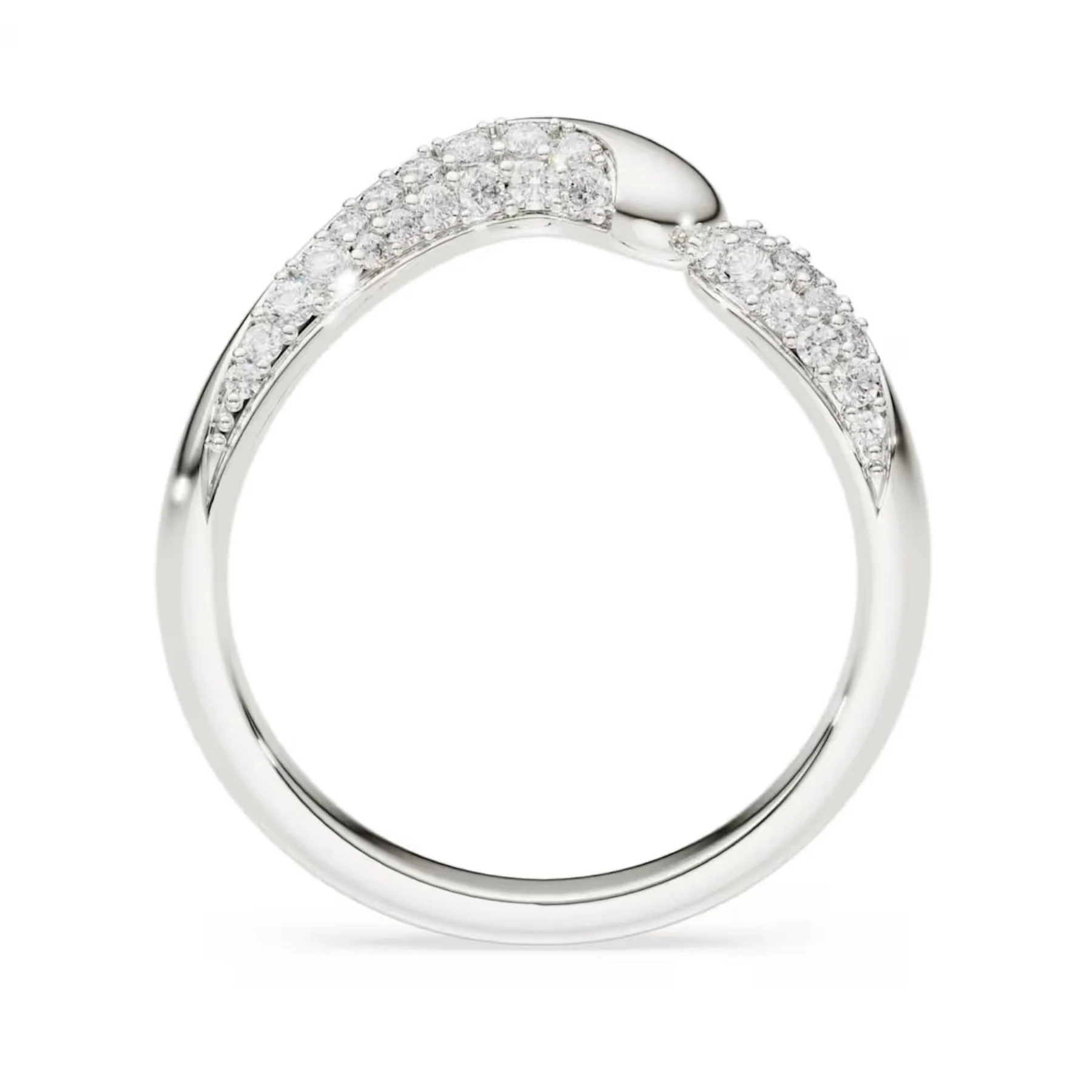 Swarovski Classica sormus, hopea ja kirkkaat zirkonit, 5742580 - Image 5