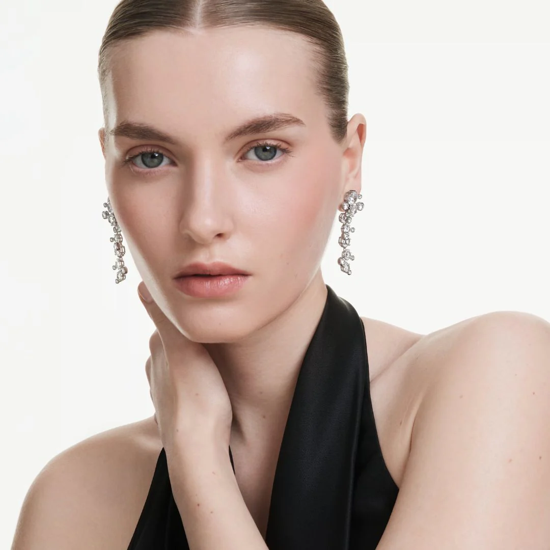 Swarovski Constella korvakorut, vaalea metalli ja kirkkaat kristallit, 5732252 - Image 3