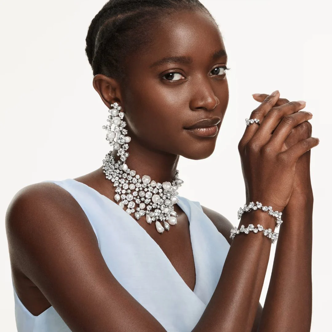 Swarovski Constella rannekoru, vaalea metalli ja kirkkaat kristallit 5722469 - Image 6