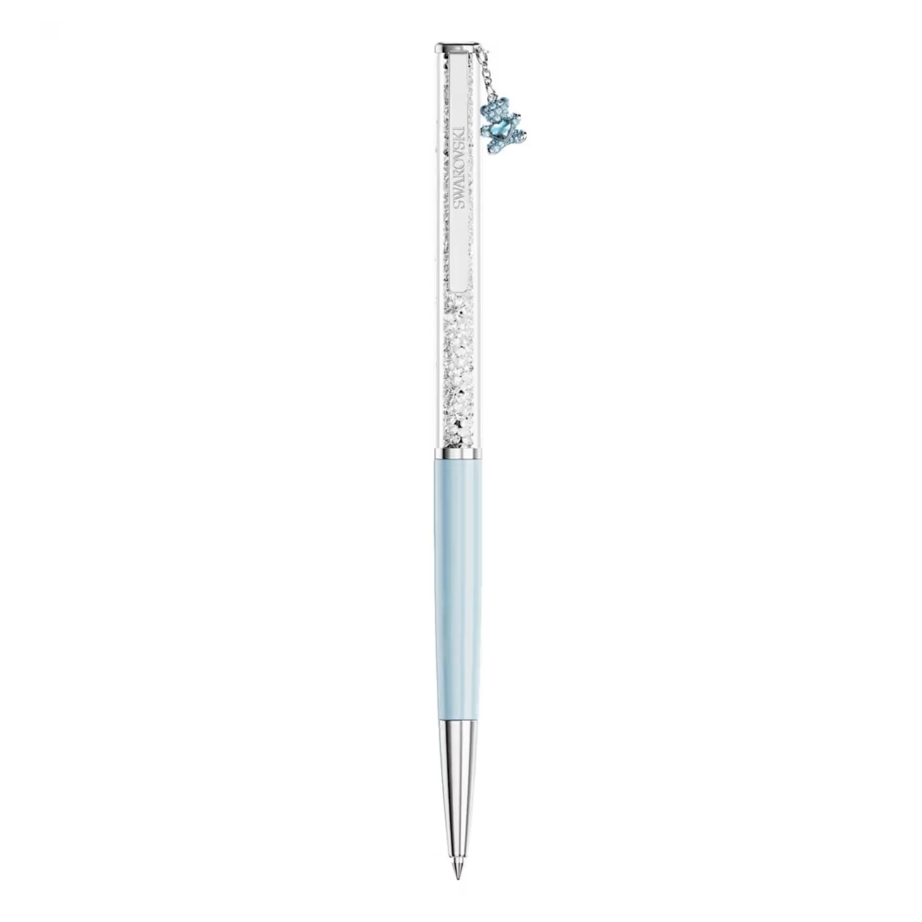 Swarovski Crystalline kuulakärkikynä, vaaleansininen, kromi ja kirkkaat kristallit, 5732980 - Image 2