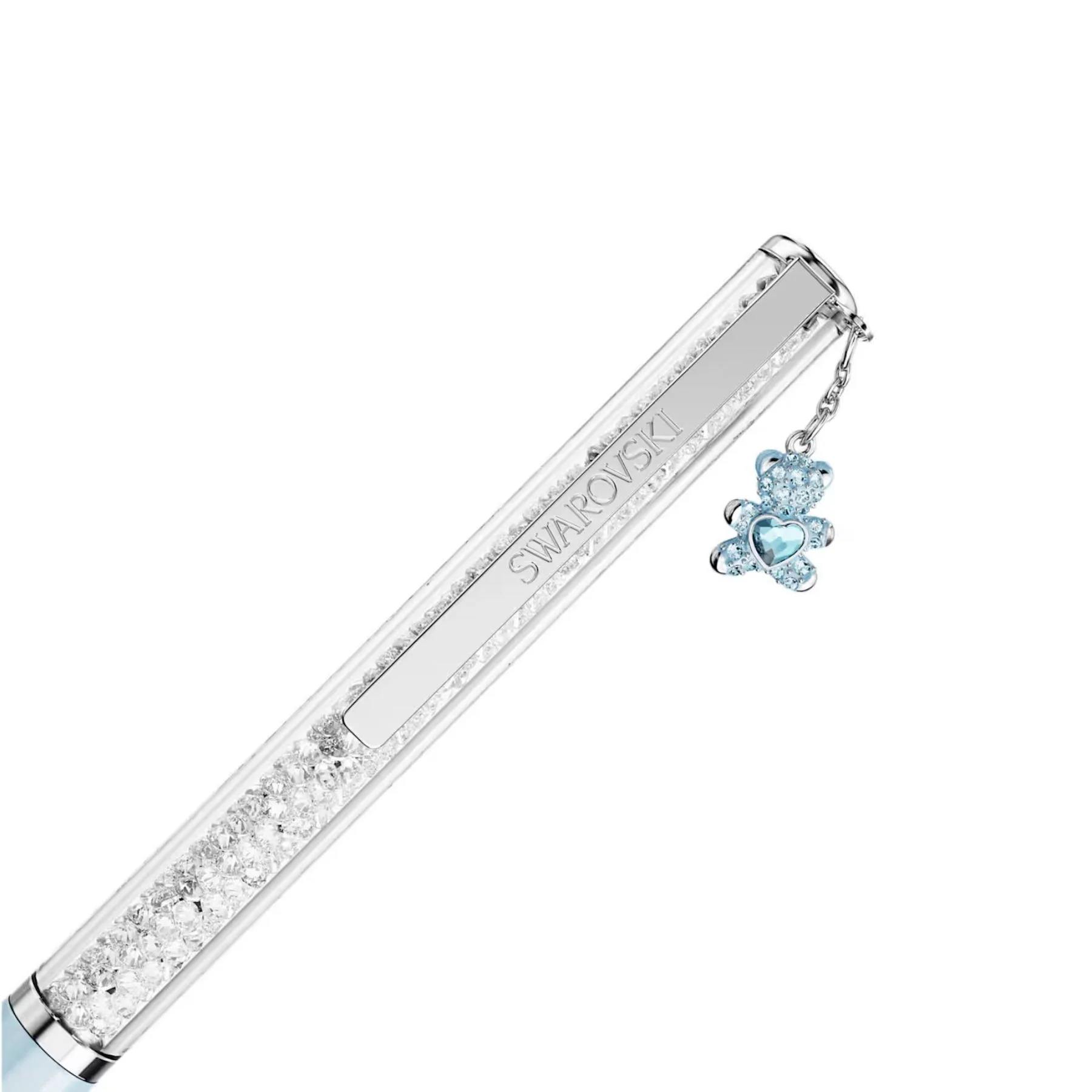 Swarovski Crystalline kuulakärkikynä, vaaleansininen, kromi ja kirkkaat kristallit, 5732980 - Image 3