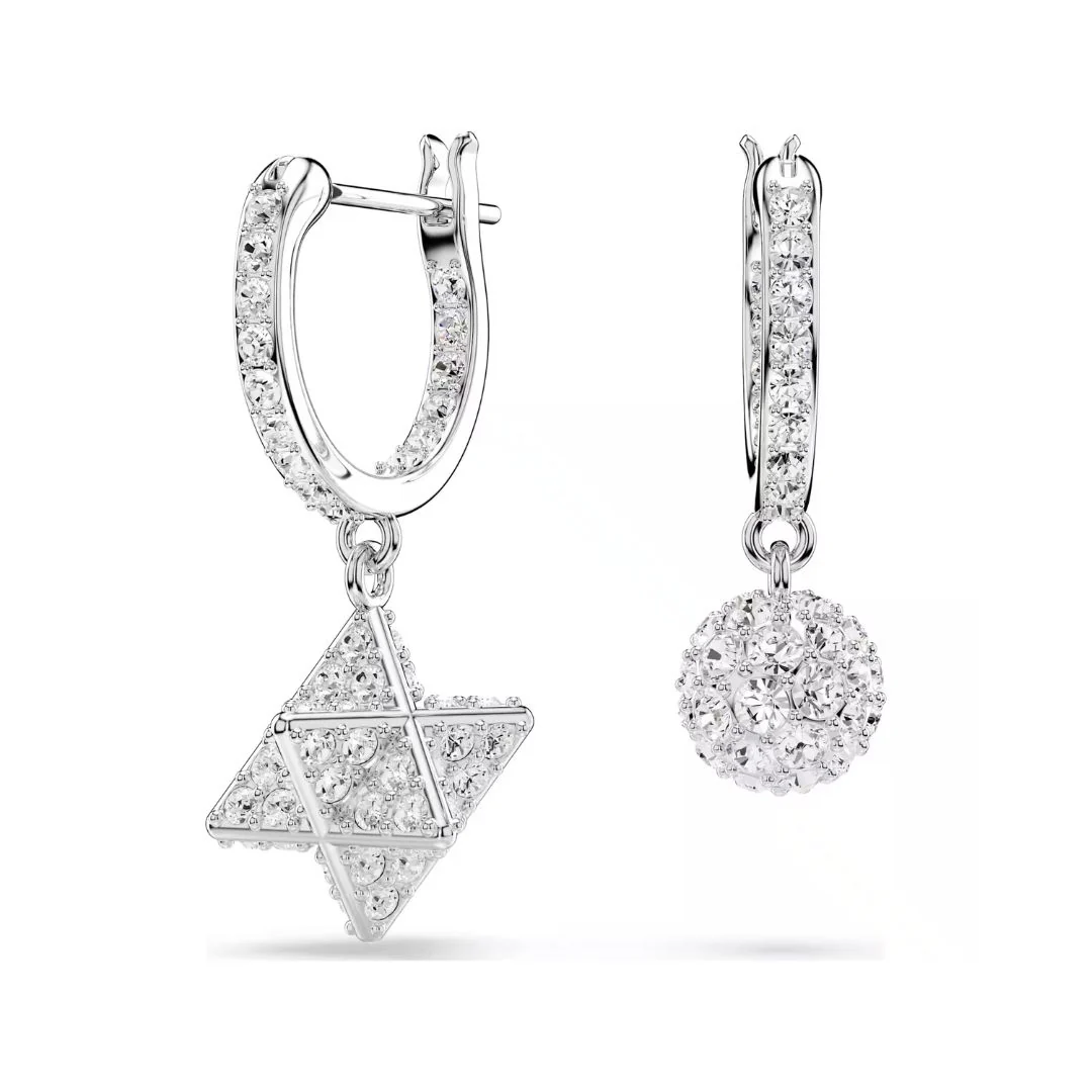 Swarovski Dextera korvakorut, vaalea metalli ja kirkkaat kristallit 5693194