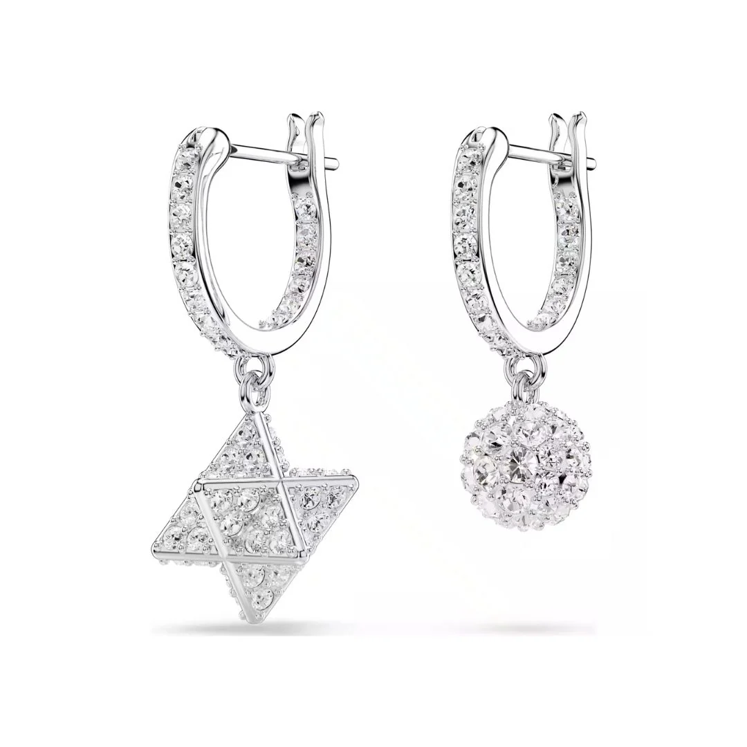 Swarovski Dextera korvakorut, vaalea metalli ja kirkkaat kristallit 5693194 - Image 2