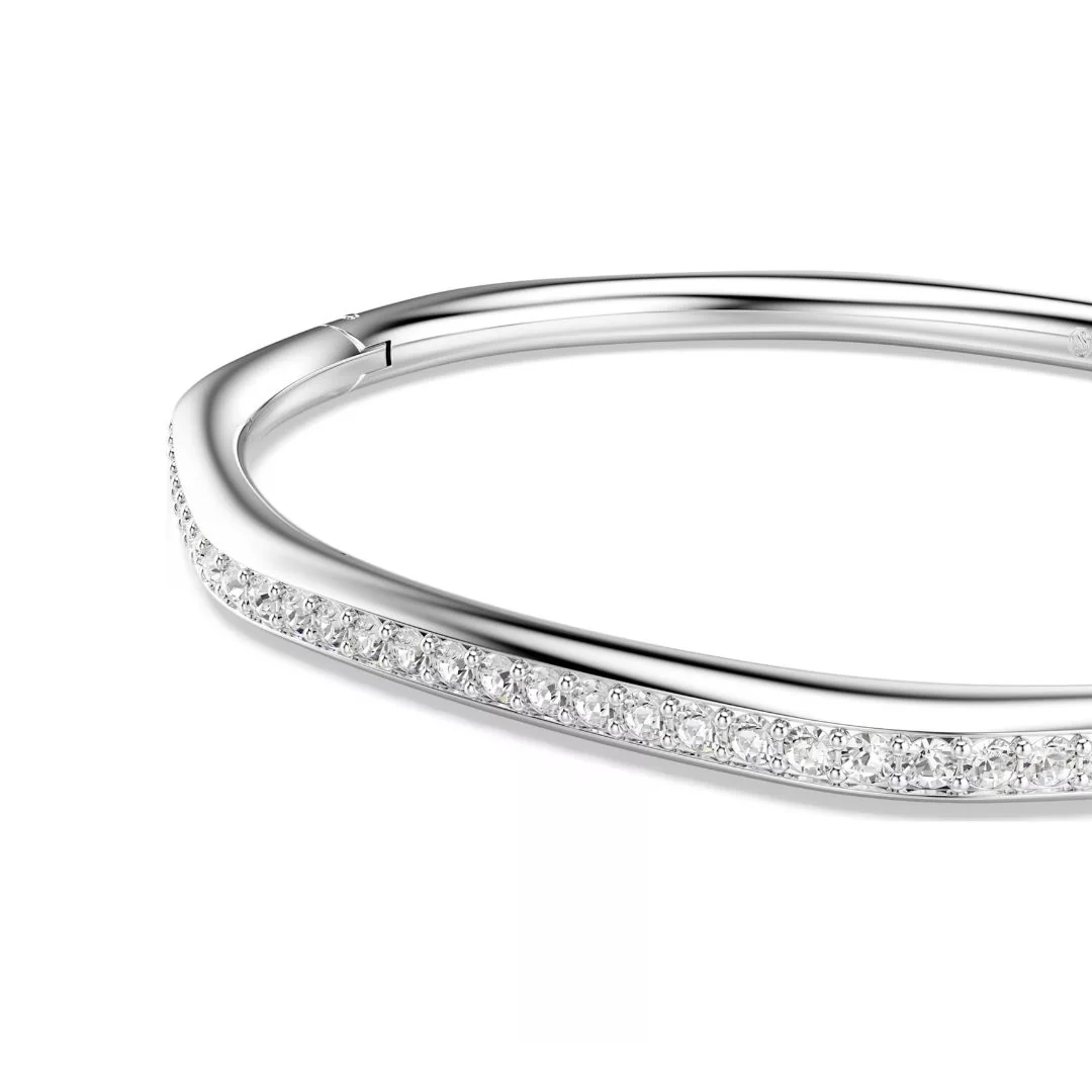 Swarovski Dextera rannerengas, vaalea metalli ja kirkkaat kristallit - Image 2