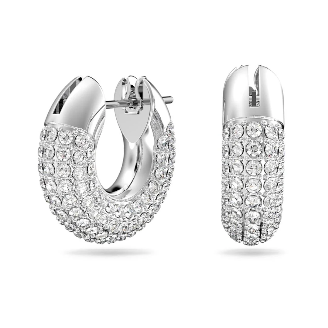 Swarovski Dextera rengaskorvakorut, koko S, vaalea