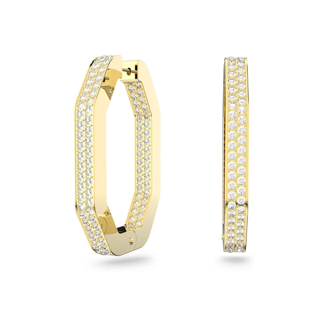 Swarovski Dextera rengaskorvakorut, koko L, keltakullan värinen