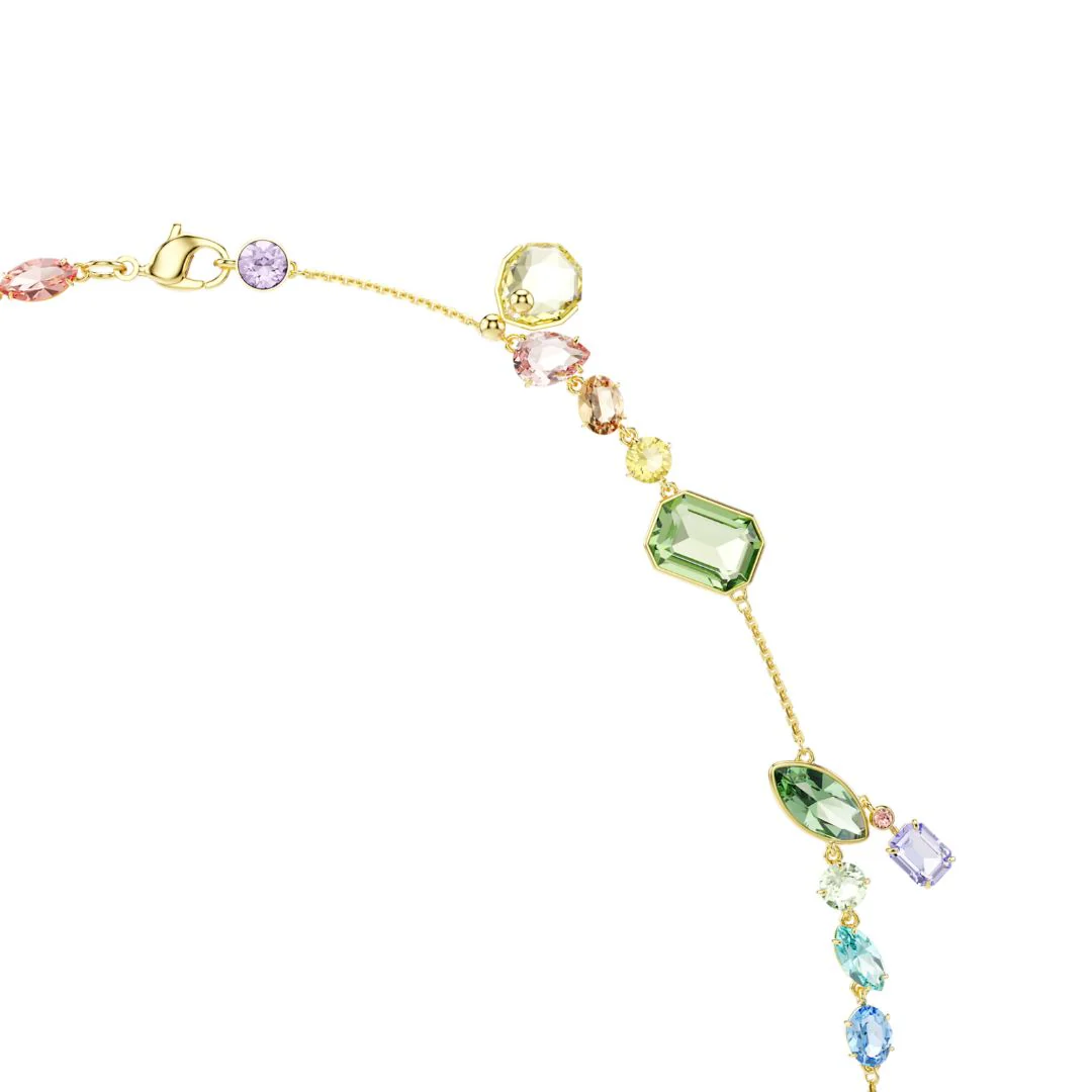 Swarovski Gema kaulakoru, keltakullattu ja eriväriset kristallit, 5737457 - Image 5