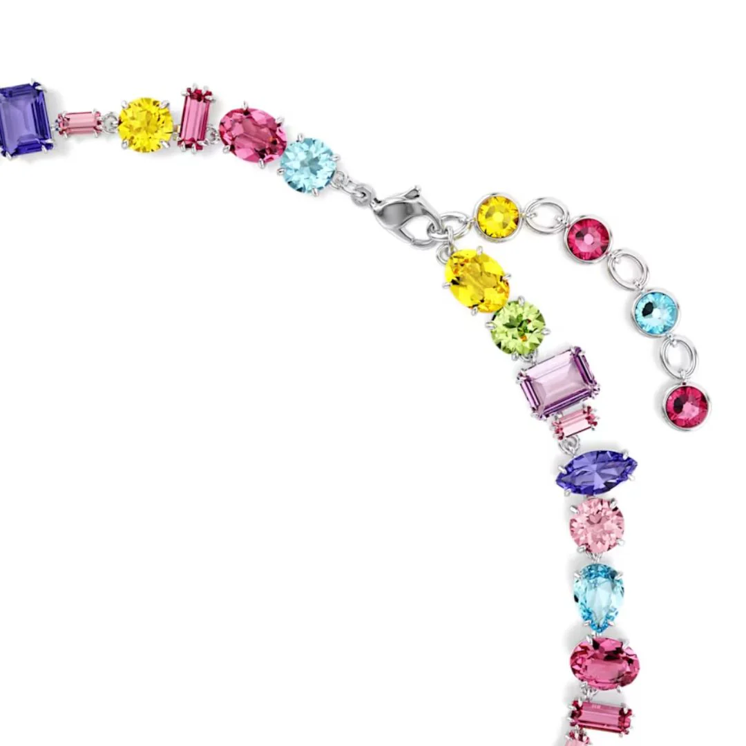 Swarovski Gema kaulakoru, vaalea metalli ja eri väriset kristallit 5656397 - Image 3