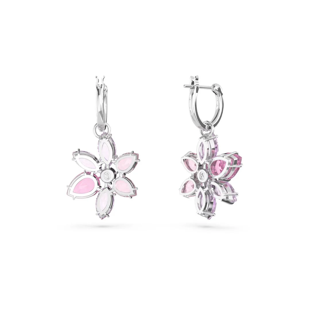 Swarovski Gema korvakorut, pinkit kristallit - Image 3