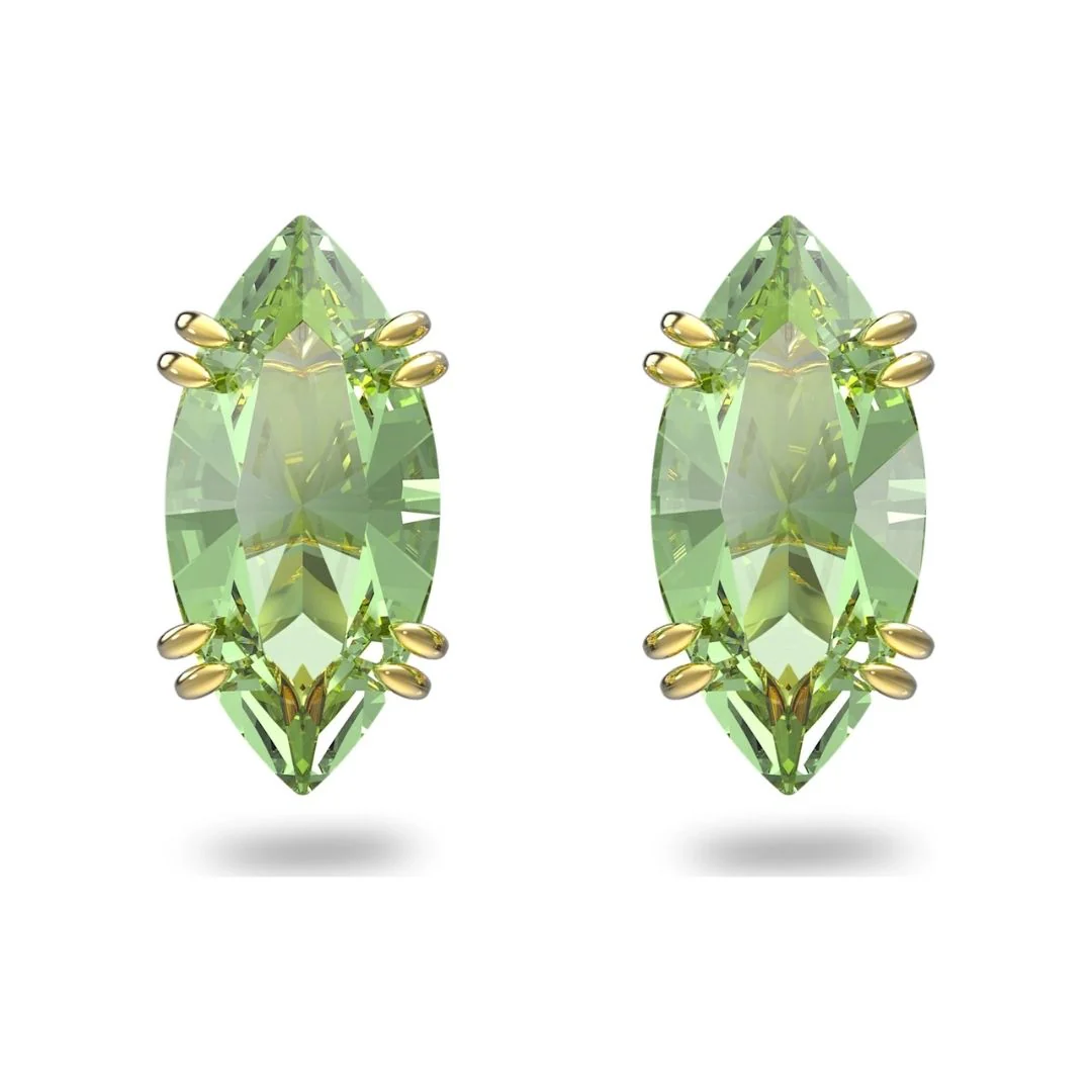 Swarovski Gema korvakorut vihreillä kristalleilla
