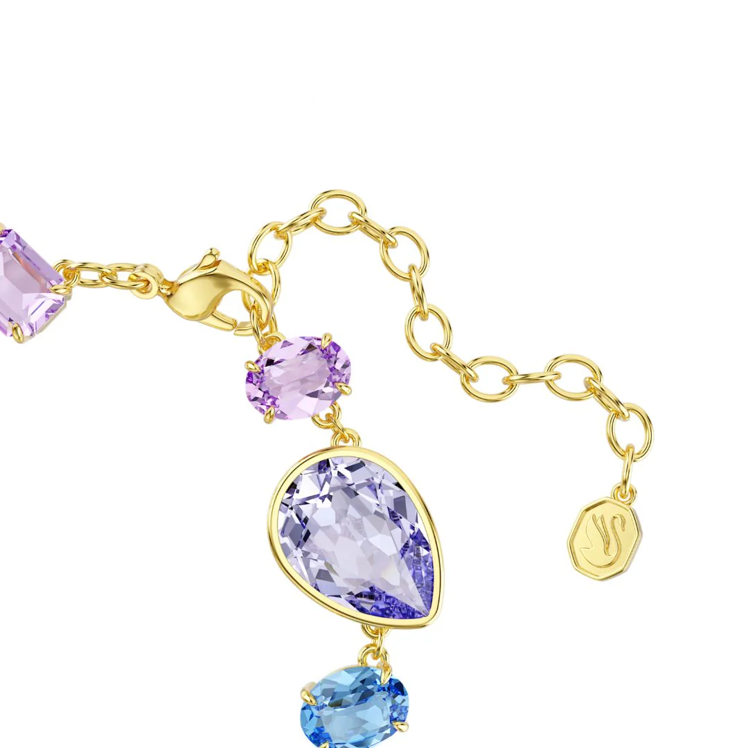 Swarovski Gema rannekoru, keltakullattu ja eriväriset kristallit, 5737453 - Image 4