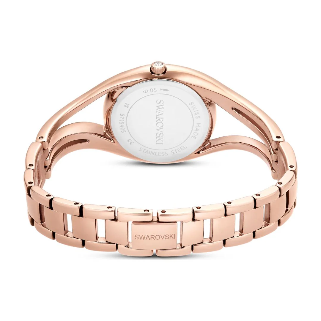 Swarovski Hyperbola bangle rannekello, ruusukullanväri ja kirkkaat kristallit, 5715465 - Image 4