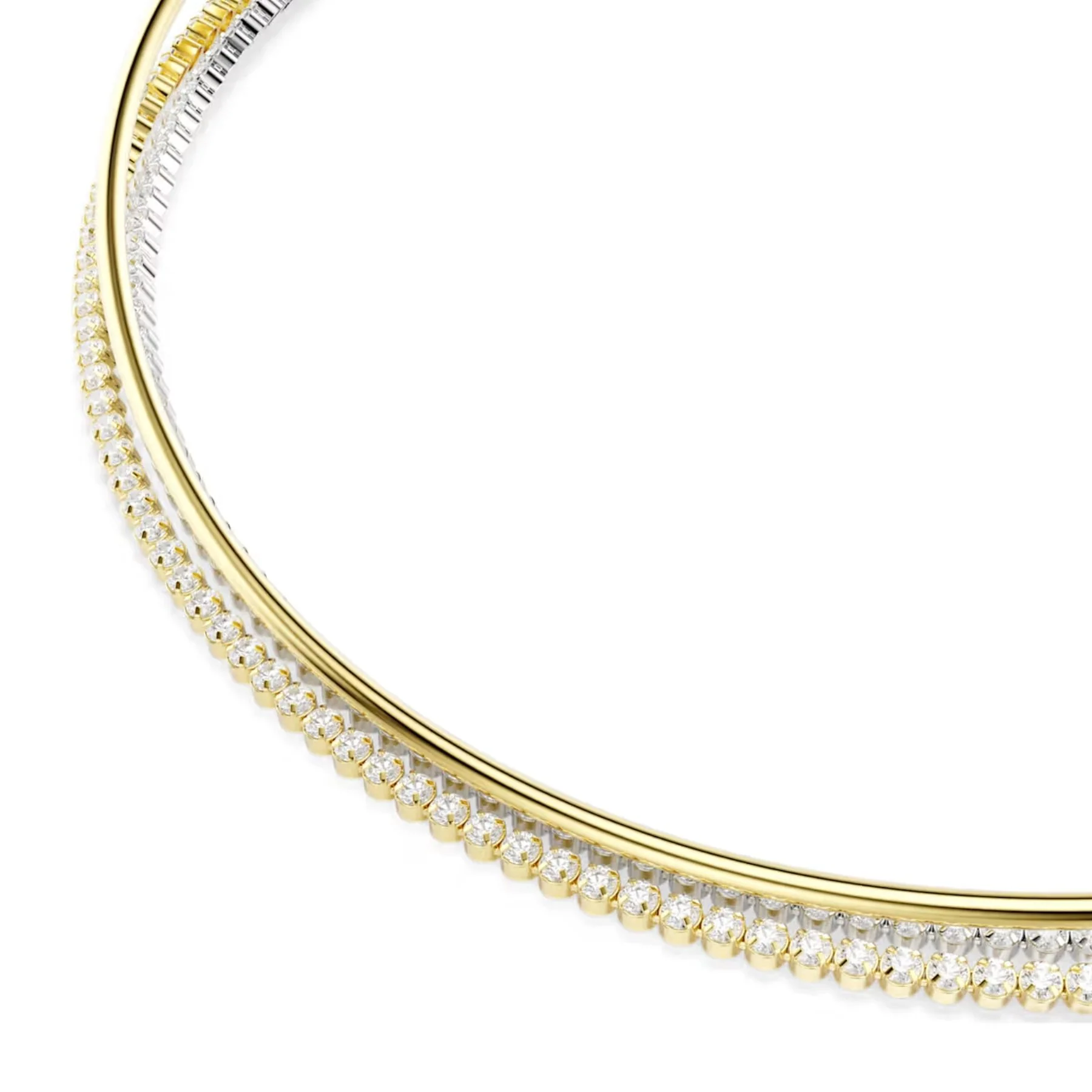 Swarovski Hyperbola kaulakoru, kaksivärinen metalli ja kirkkaat zirkonit, 5752851 - Image 3