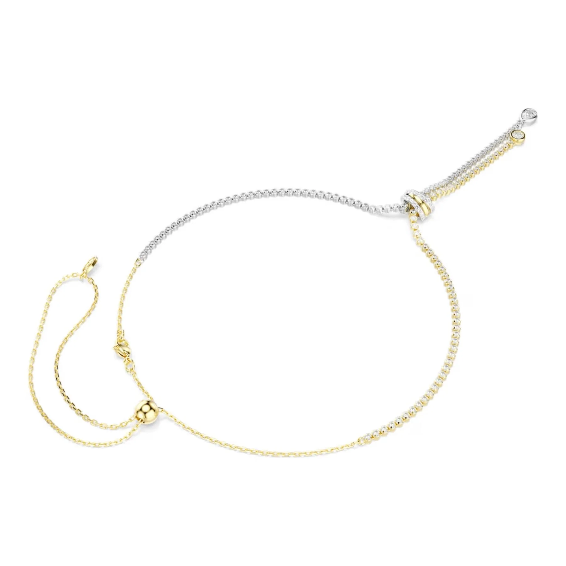 Swarovski Hyperbola Y kaulakoru, kaksivärinen metalli ja kirkkaat zirkoniat, 5752854 - Image 3