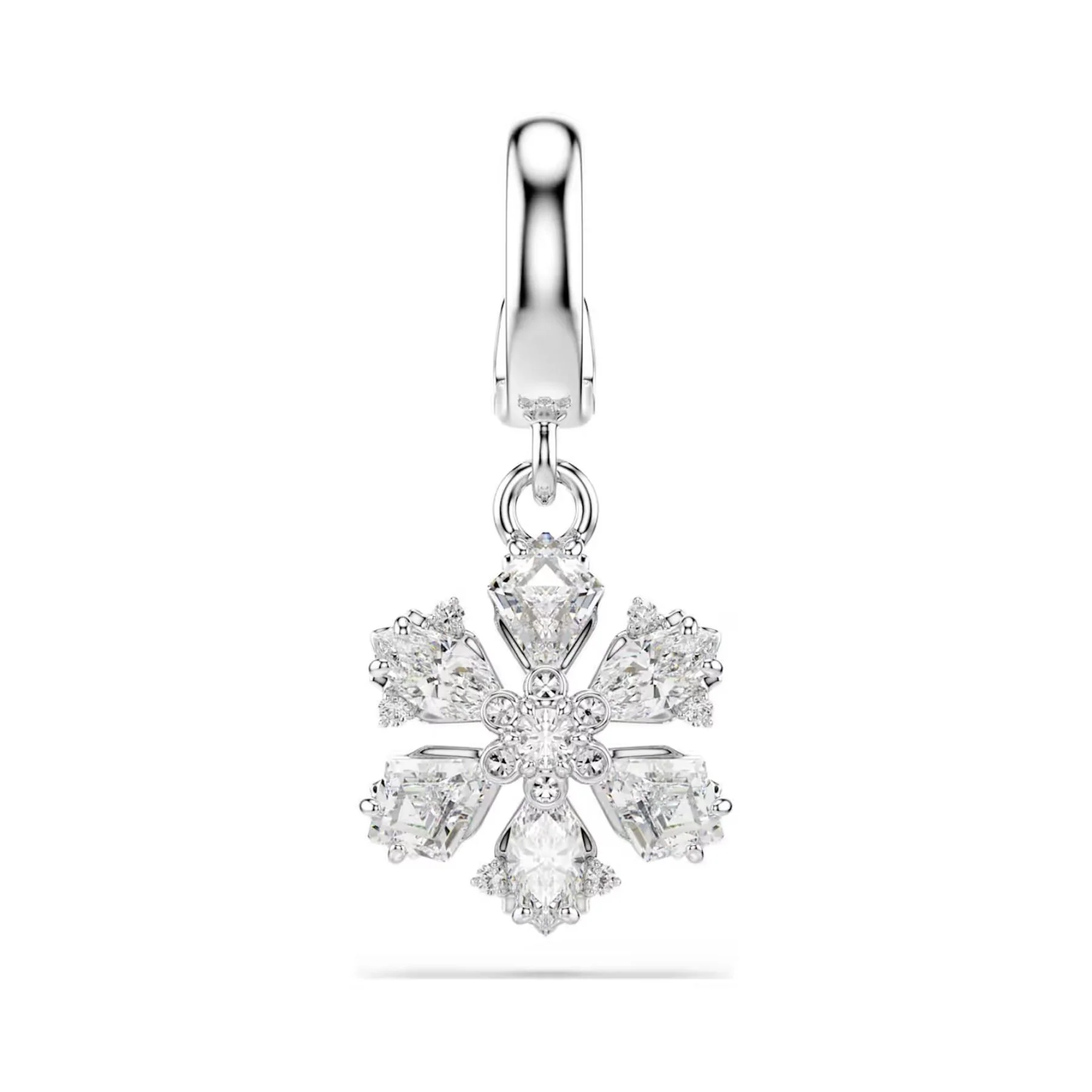 Swarovski Idyllia hela, vaalea metalli, kirkkaat kristallit ja zirkonit, 5755513