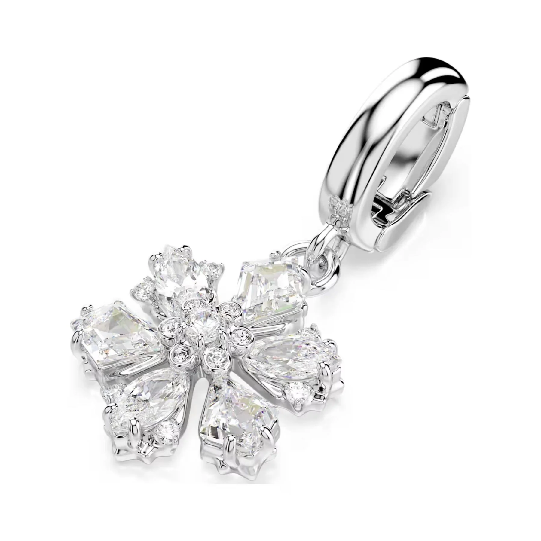 Swarovski Idyllia hela, vaalea metalli, kirkkaat kristallit ja zirkonit, 5755513 - Image 4