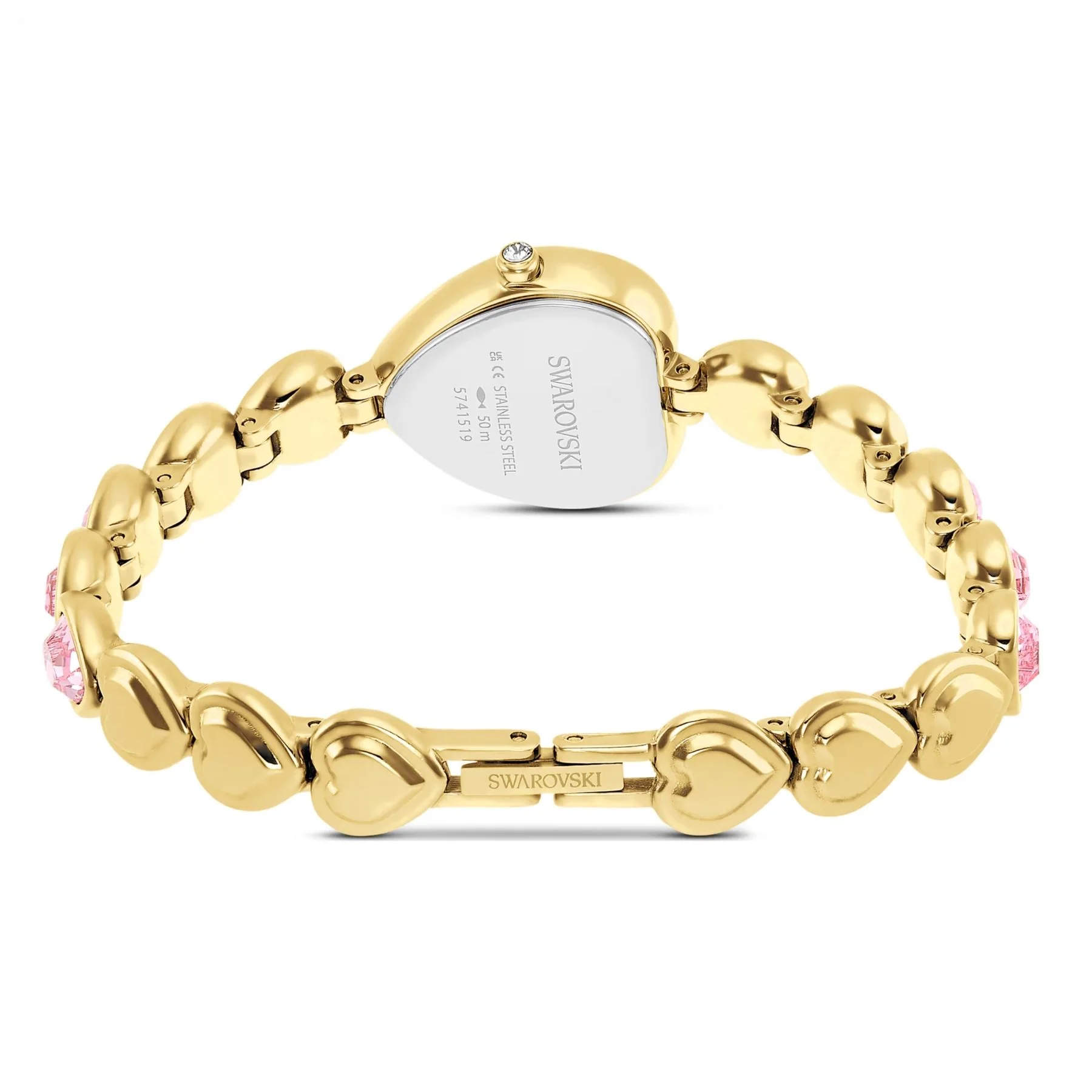 Swarovski Idyllia Heart rannekello, kullattu, sydänkristalliranneke, 5741519 - Image 3
