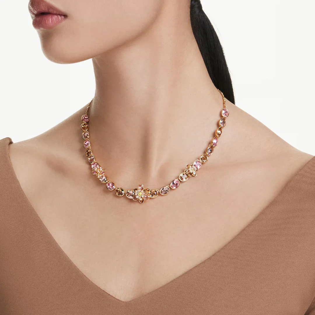 Swarovski Idyllia kaulakoru, keltakullanväri ja eri väriset kristallit, 5732385 - Image 2